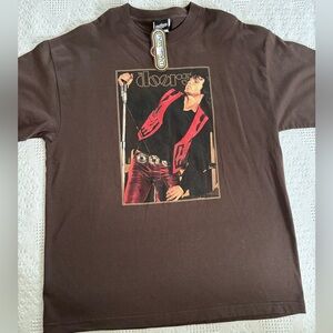 Winterland The Doors Jim Morrison Vintage Y2K 2004 NWT Brown T-shirt